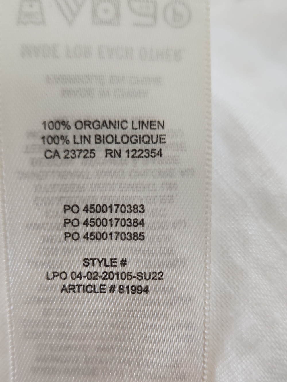 Wilfred..100% Linen Blouse - Picture 8 of 9